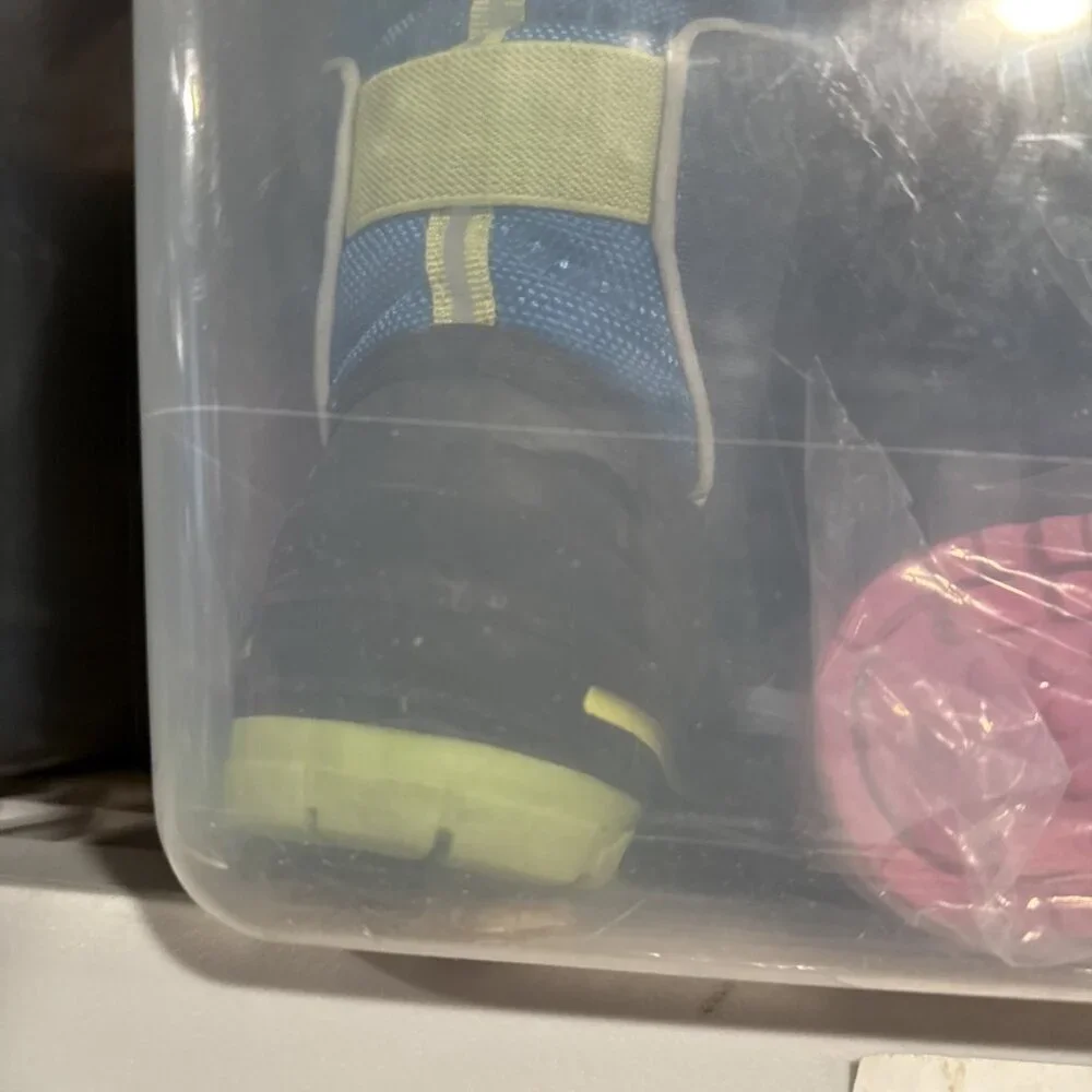 Carter's Little Toddler Boys Sz 4 DINOSAUR Waterproof RAIN BOOTS